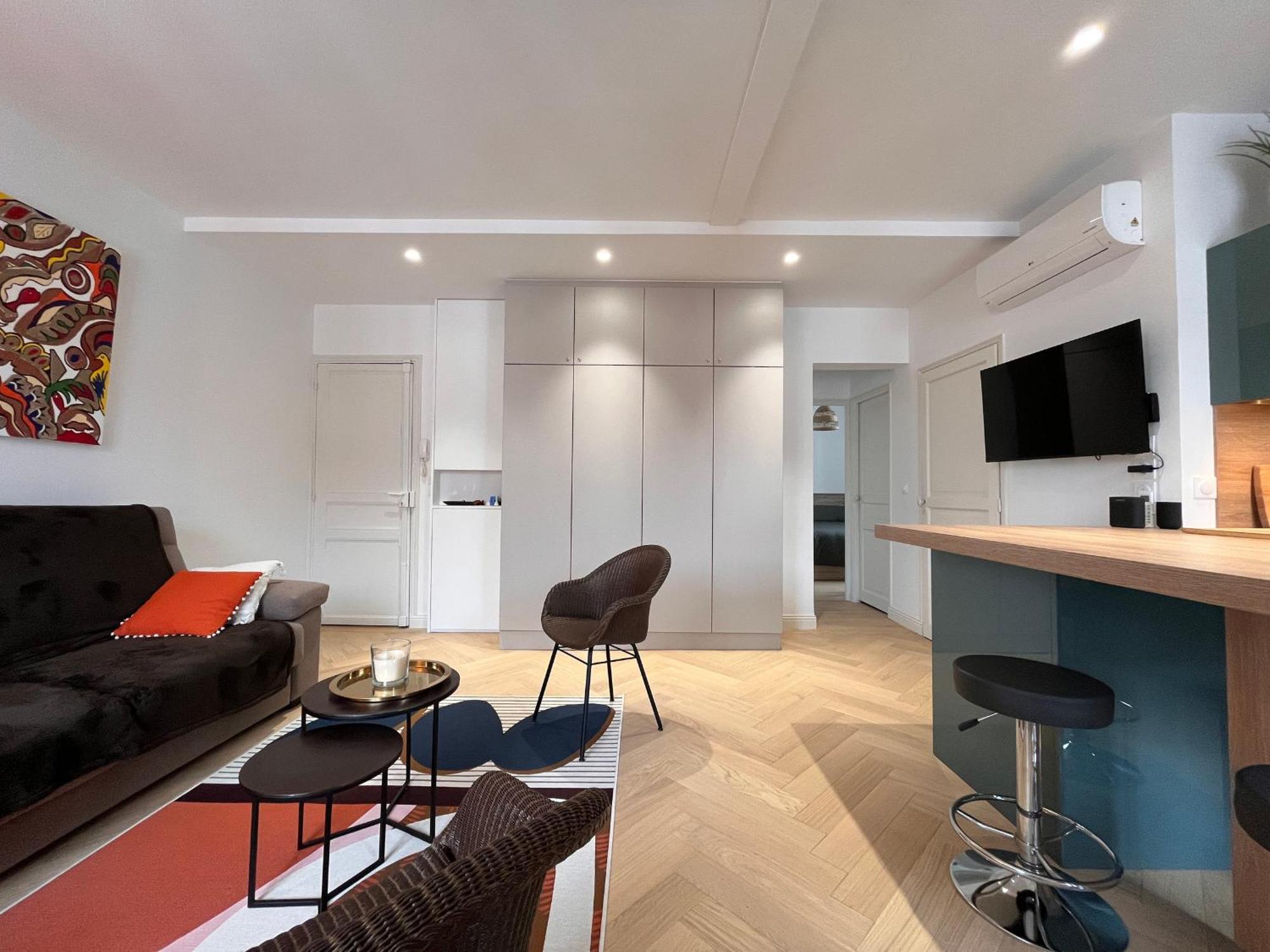 Lumineux 3 Pieces Pres Des Halles Et De La Plage, Wifi, Clim, Parkings Proches - Fr-1-239-910 Apartment Saint-Jean-de-Luz